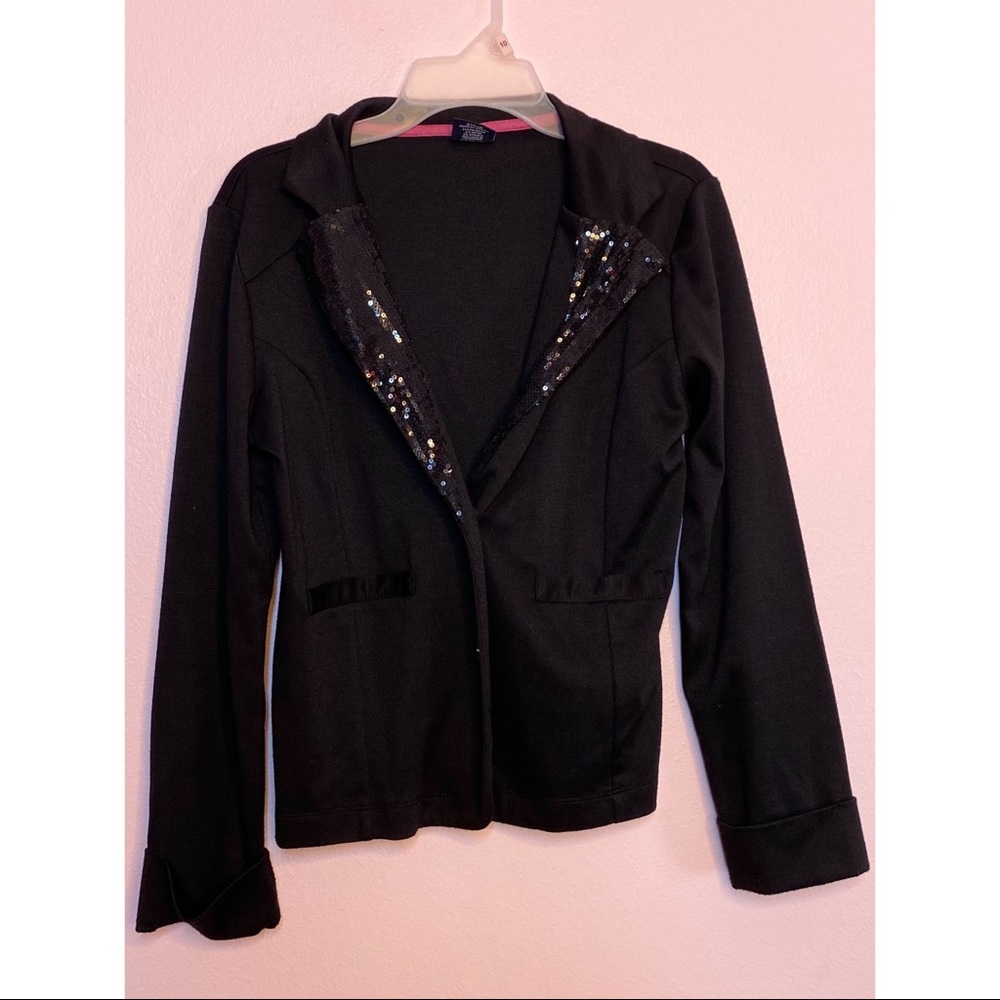Black sequin blazer